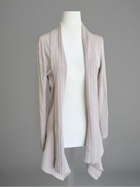 Anna Rose Beige Cardigan | Lightweight Neutral Layer + Outfit Bundle S